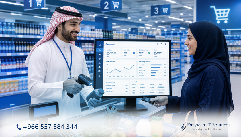 Changing Traditional Supermarkets with ERP Software in Saudi Arabia supermarket software in riyadh saudi erp